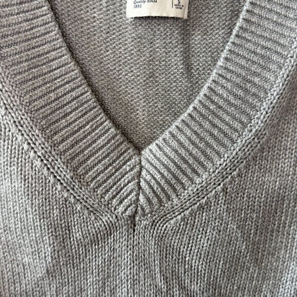 Womens Abercrombie Gray Sweater Vest • Small • Preppy Layering • Varsity • Y2K - Picture 11 of 16